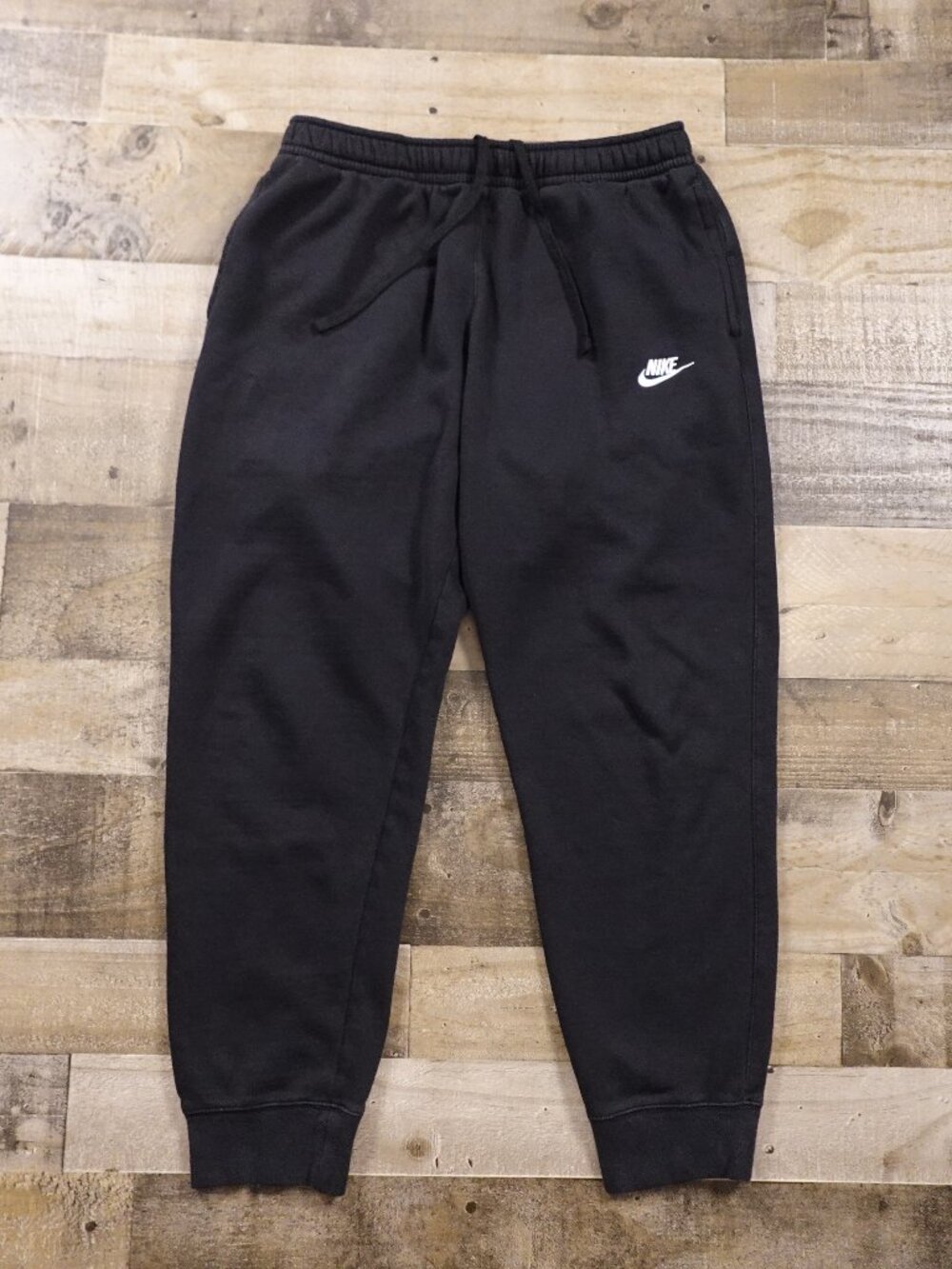 Nike Sportswear Club Fleece Jogger Sweatpants Men's Large Black Logo